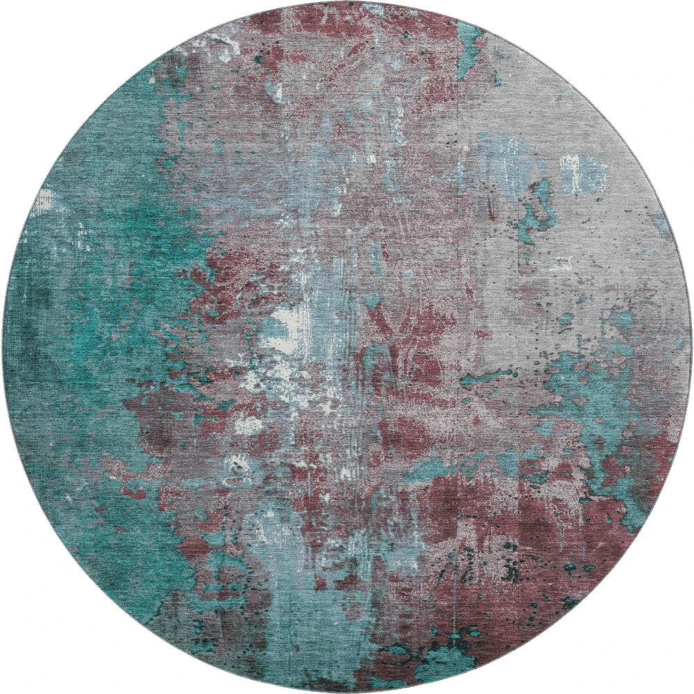 Mayfield AMF1870 Turquoise 8' x 8' Rug