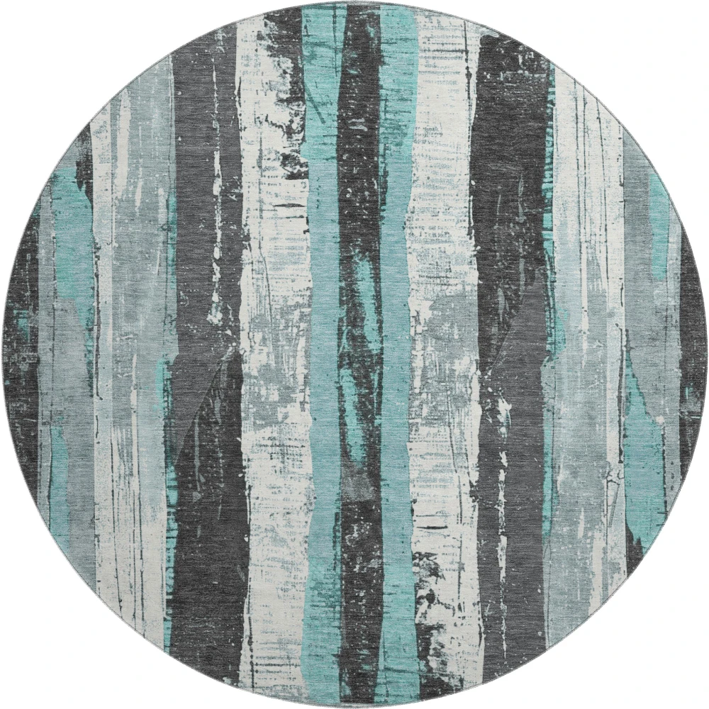 Mayfield AMF1872 Teal 8' x 8' Rug