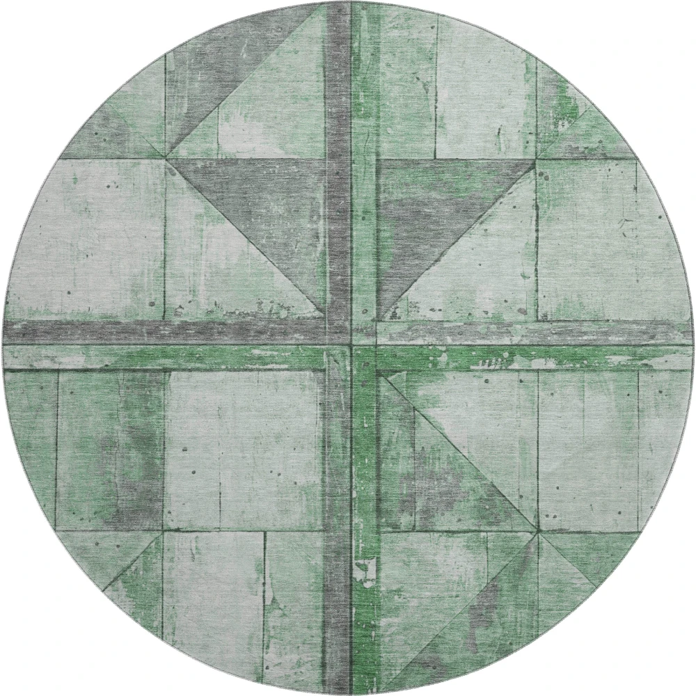 Mayfield AMF1876 Green 8' x 8' Rug