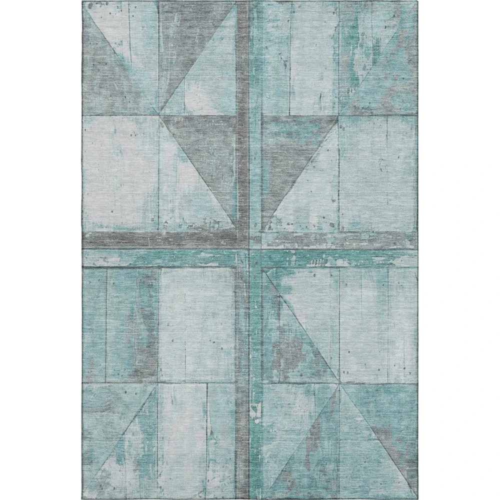 Mayfield AMF1876 Teal 3' x 5' Rug