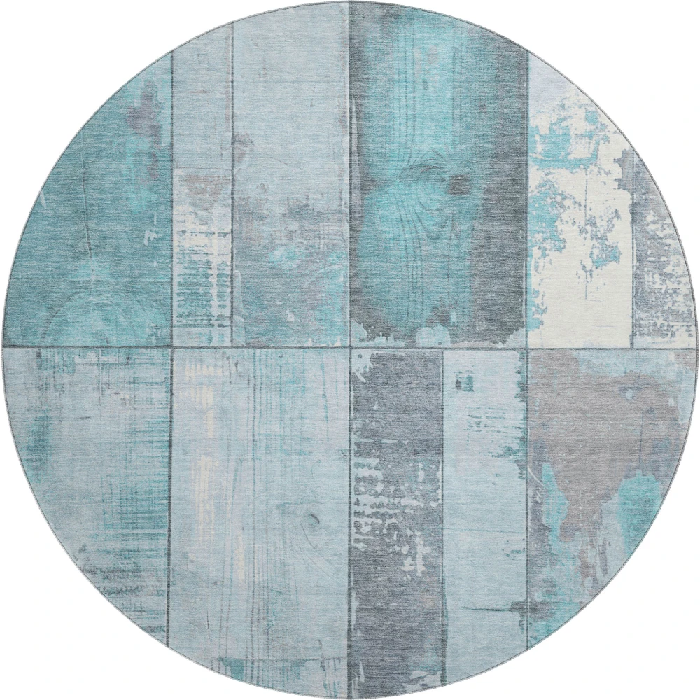 Mayfield AMF1877 Teal 8' x 8' Rug