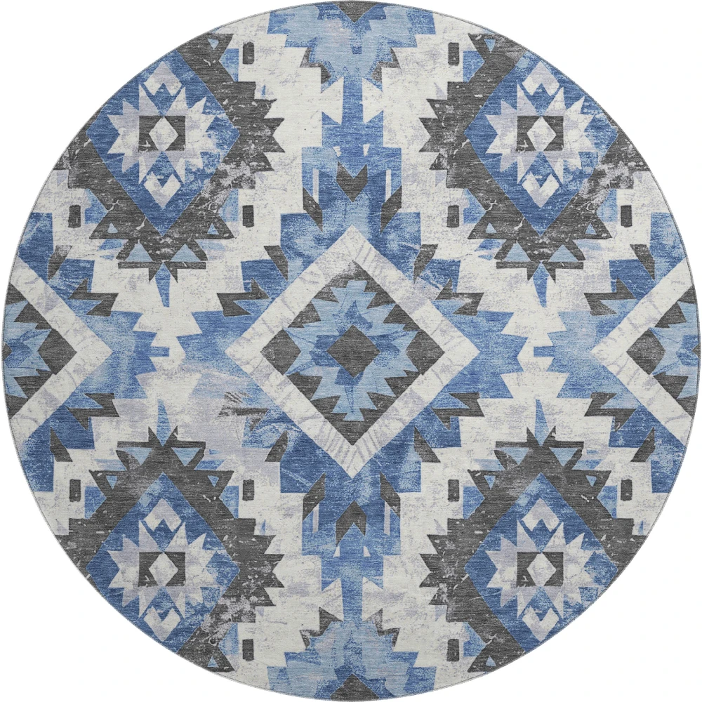 Mayfield AMF1878 Blue 8' x 8' Rug