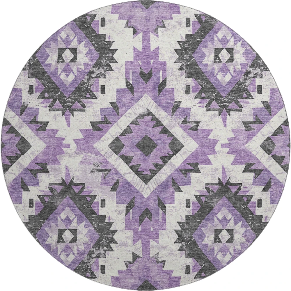 Mayfield AMF1878 Purple 8' x 8' Rug