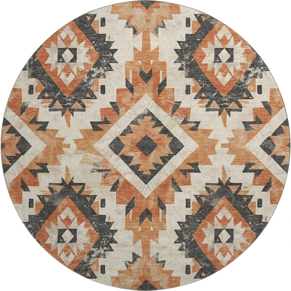 Mayfield AMF1878 Terracotta 8' x 8' Rug