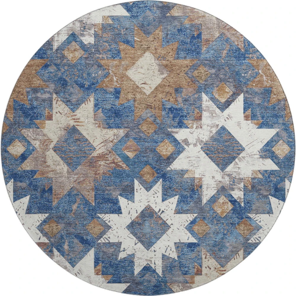 Mayfield AMF1879 Blue 8' x 8' Rug