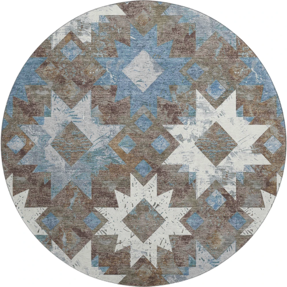 Mayfield AMF1879 Brown 8' x 8' Rug
