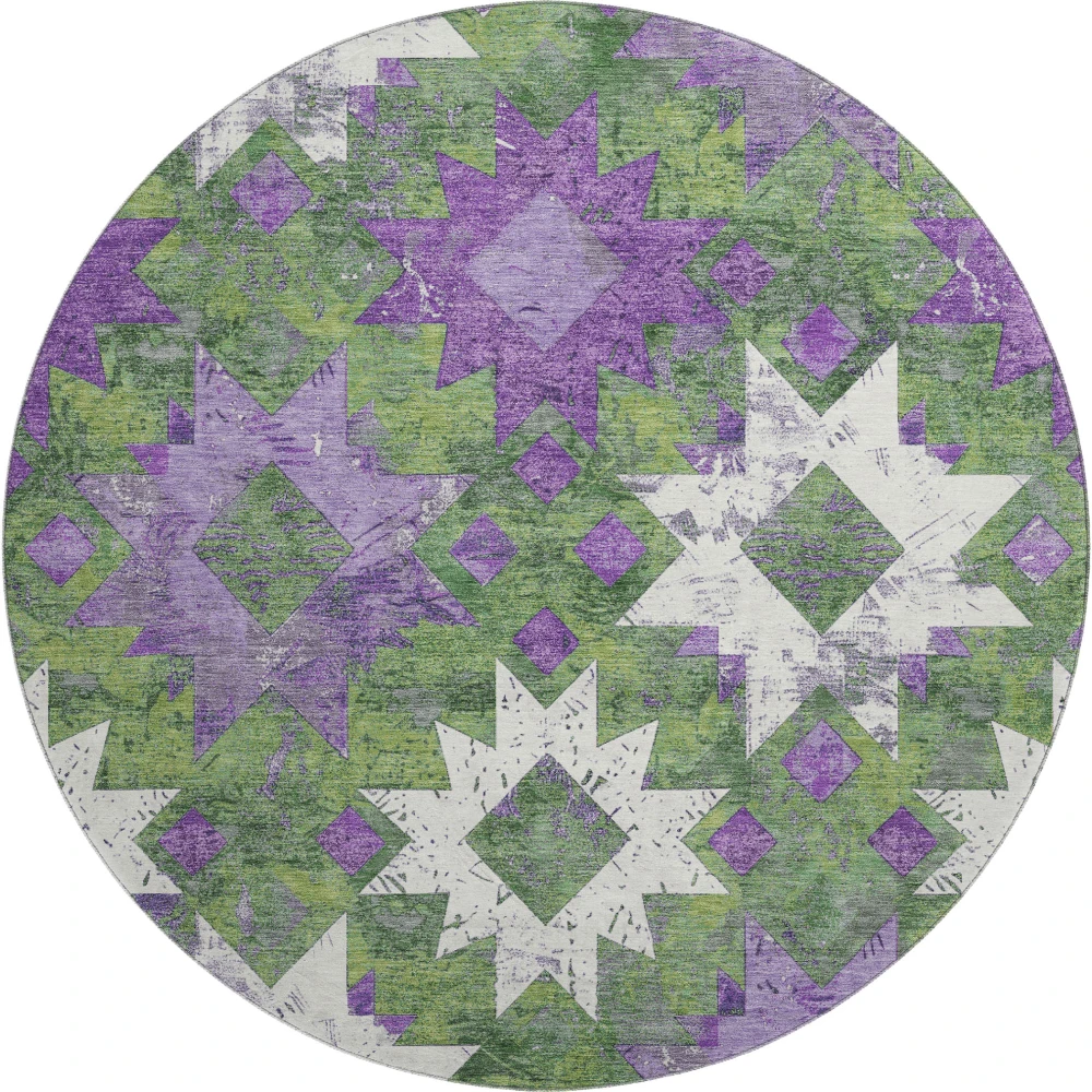 Mayfield AMF1879 Green 8' x 8' Rug