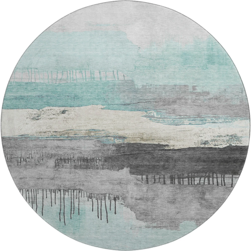 Mayfield AMF1880 Teal 8' x 8' Rug