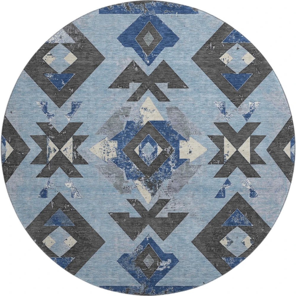 Mayfield AMF1882 Blue 8' x 8' Rug