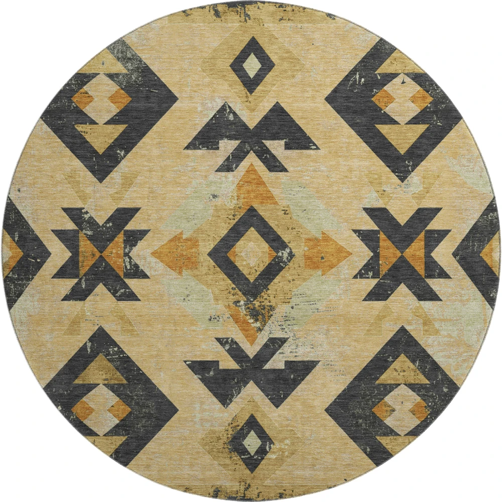 Mayfield AMF1882 Gold 8' x 8' Rug