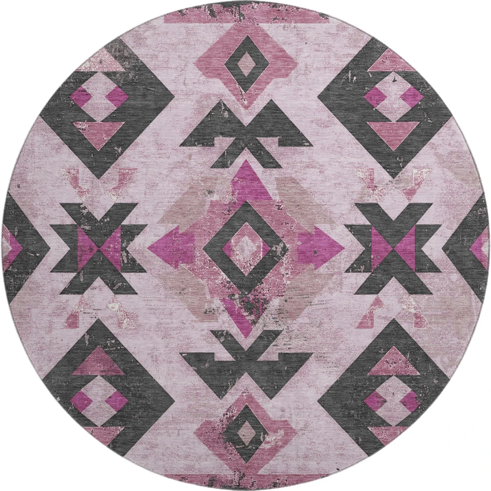 Mayfield AMF1882 Pink 8' x 8' Rug