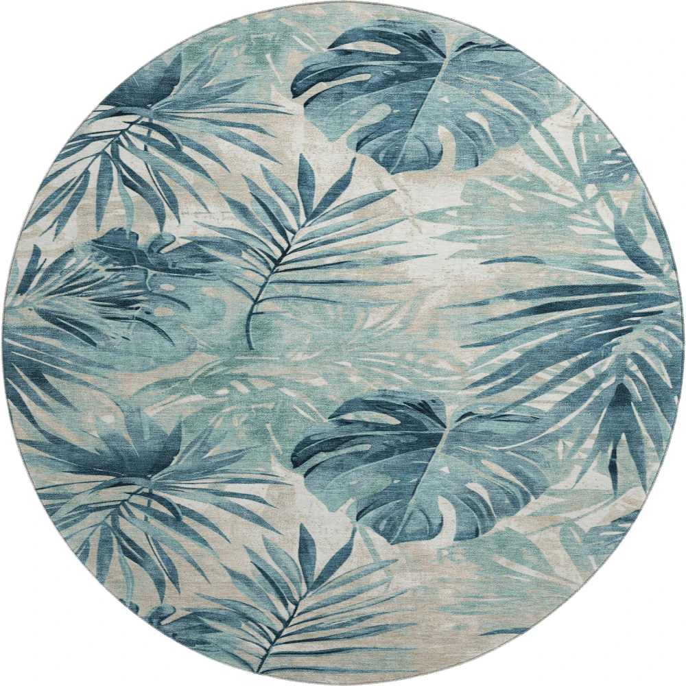 Mayfield AMF1886 Teal 8' x 8' Rug