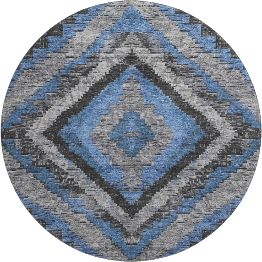 Mayfield AMF1890 Blue 8' x 8' Rug