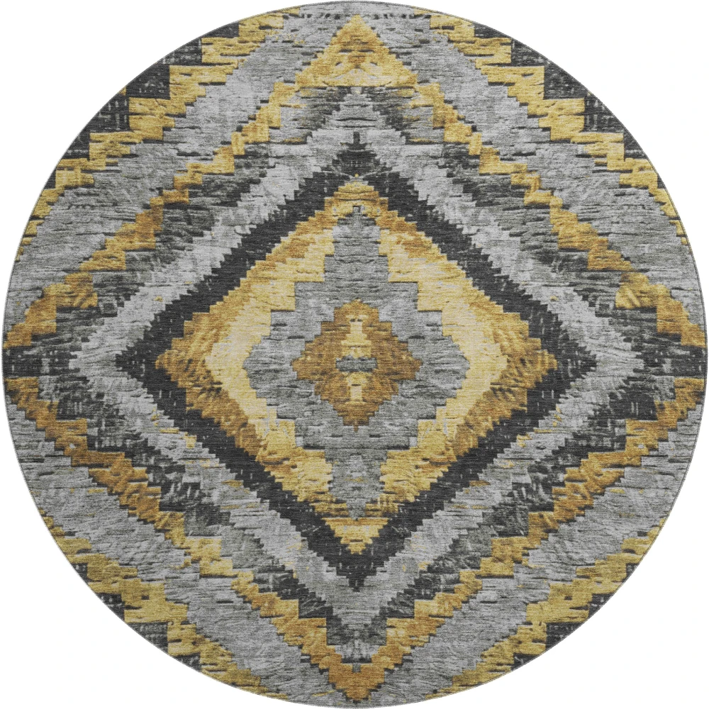 Mayfield AMF1890 Gold 8' x 8' Rug