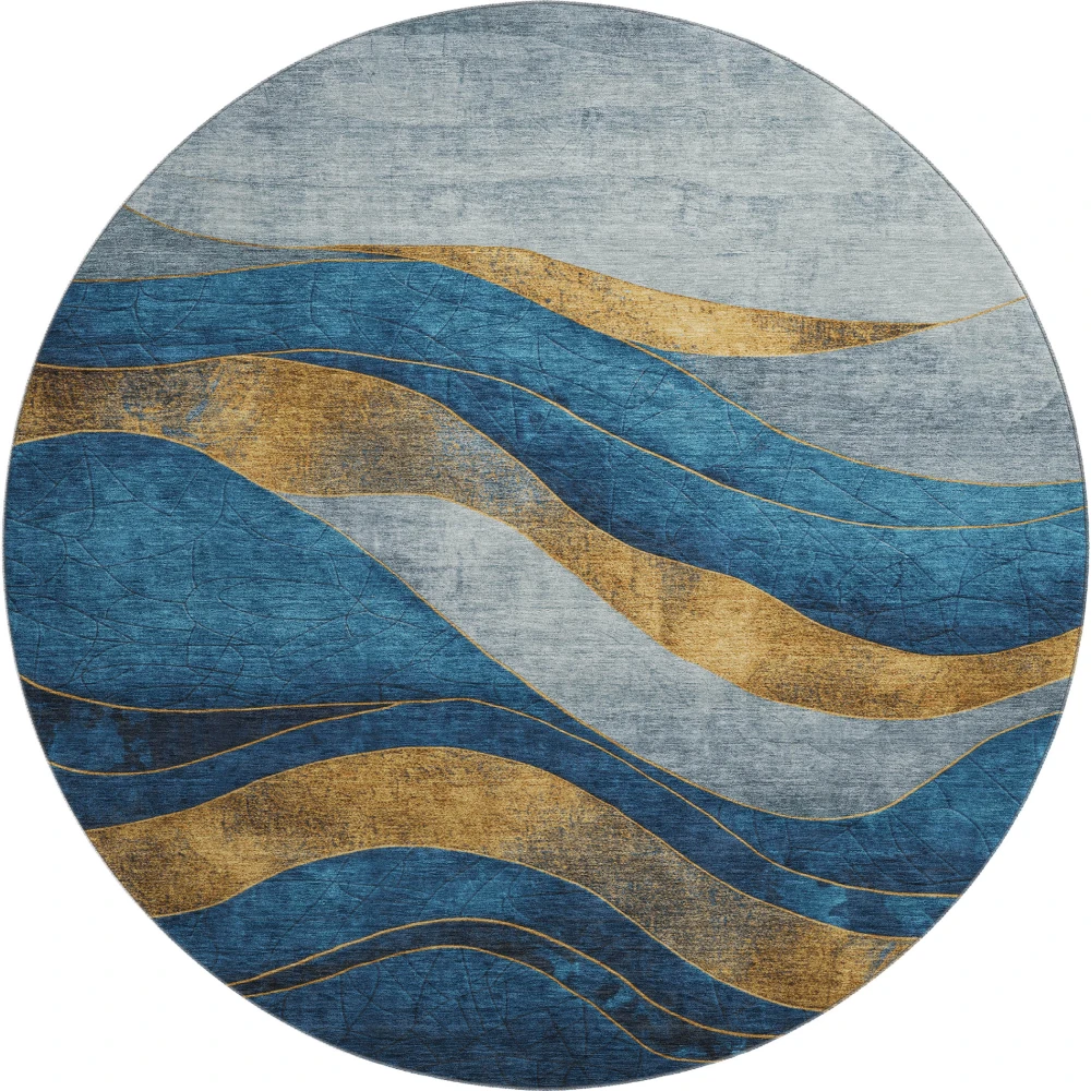 Mayfield AMF1892 Blue 8' x 8' Rug