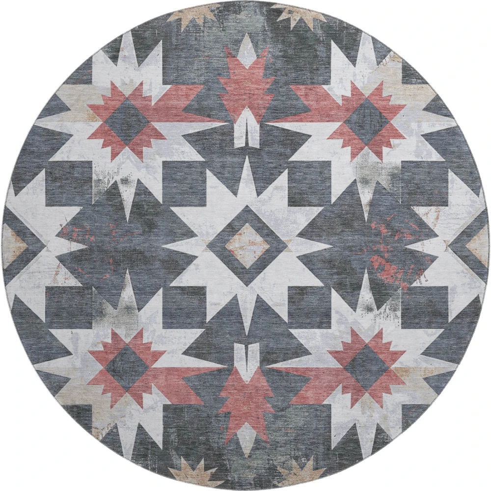 Mayfield AMF1893 Charcoal 8' x 8' Rug