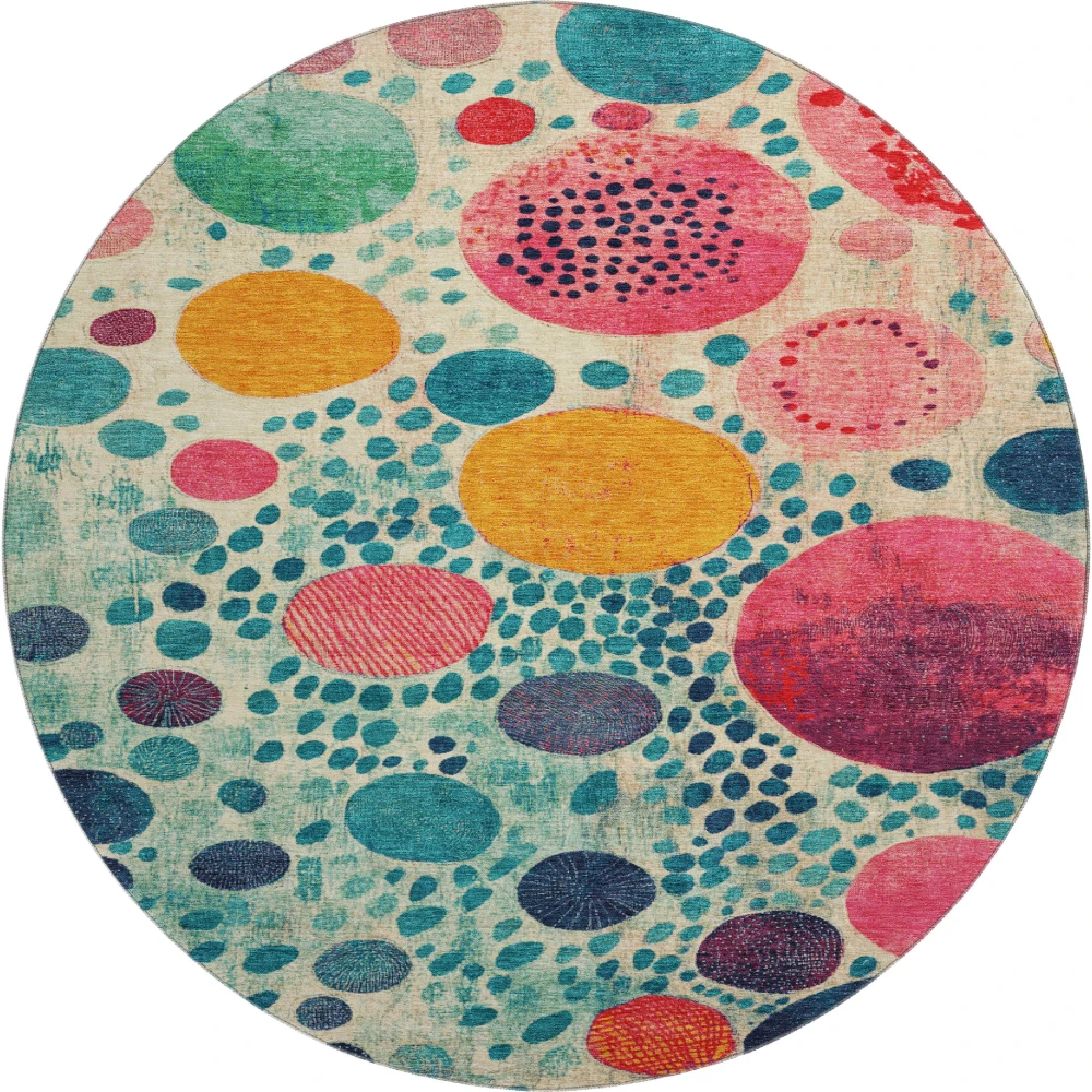 Mayfield AMF1895 Teal 8' x 8' Rug