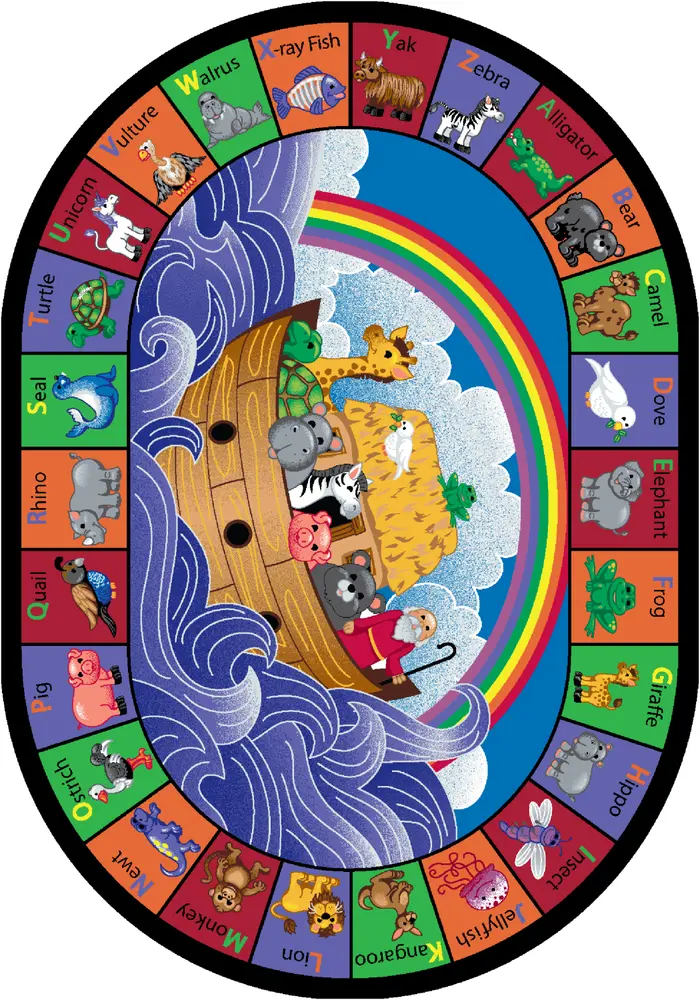 Kid Essentials Noah's Alphabet Animals 7'8