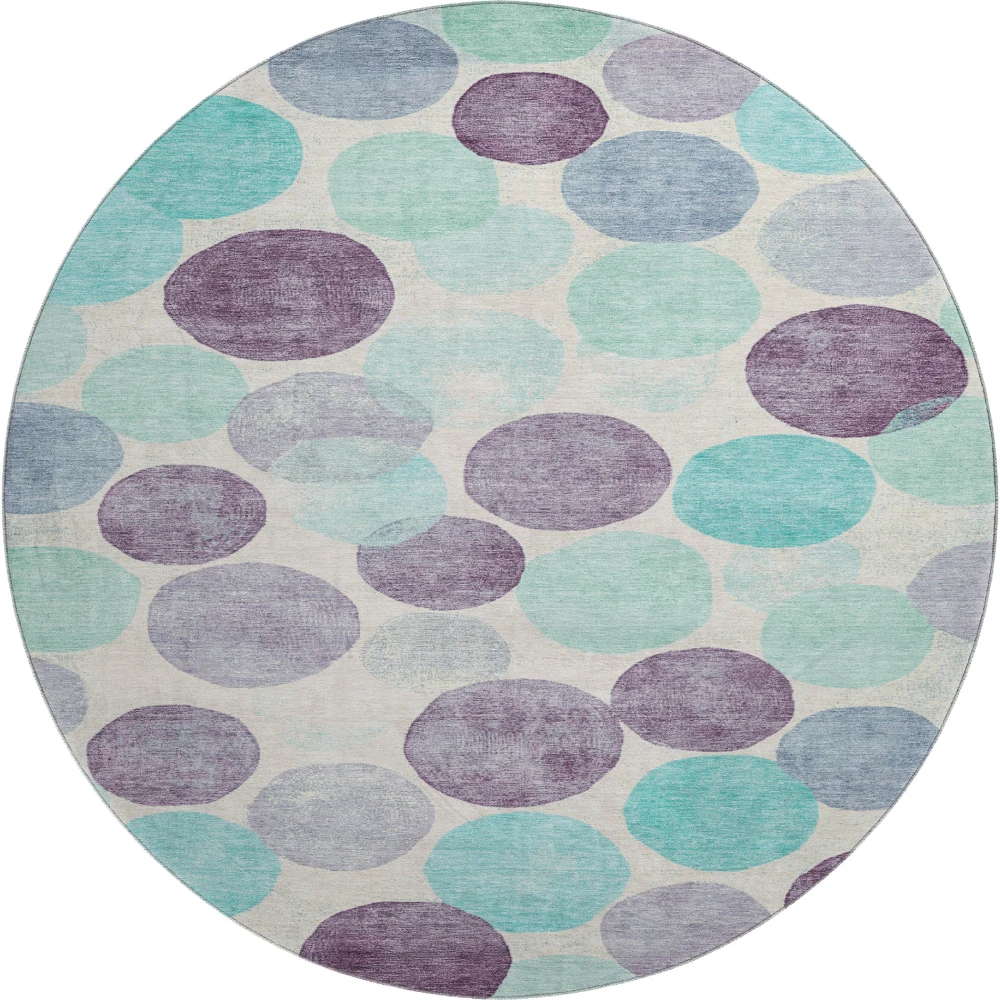 Mayfield AMF1898 Plum 8' x 8' Rug