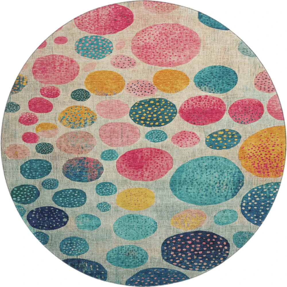 Mayfield AMF1899 Teal 8' x 8' Rug