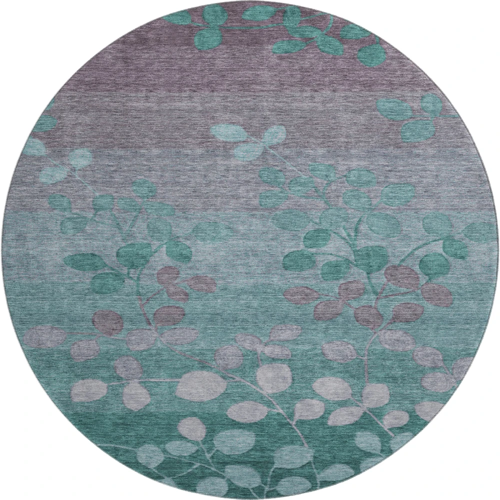 Mayfield AMF1900 Teal 8' x 8' Rug