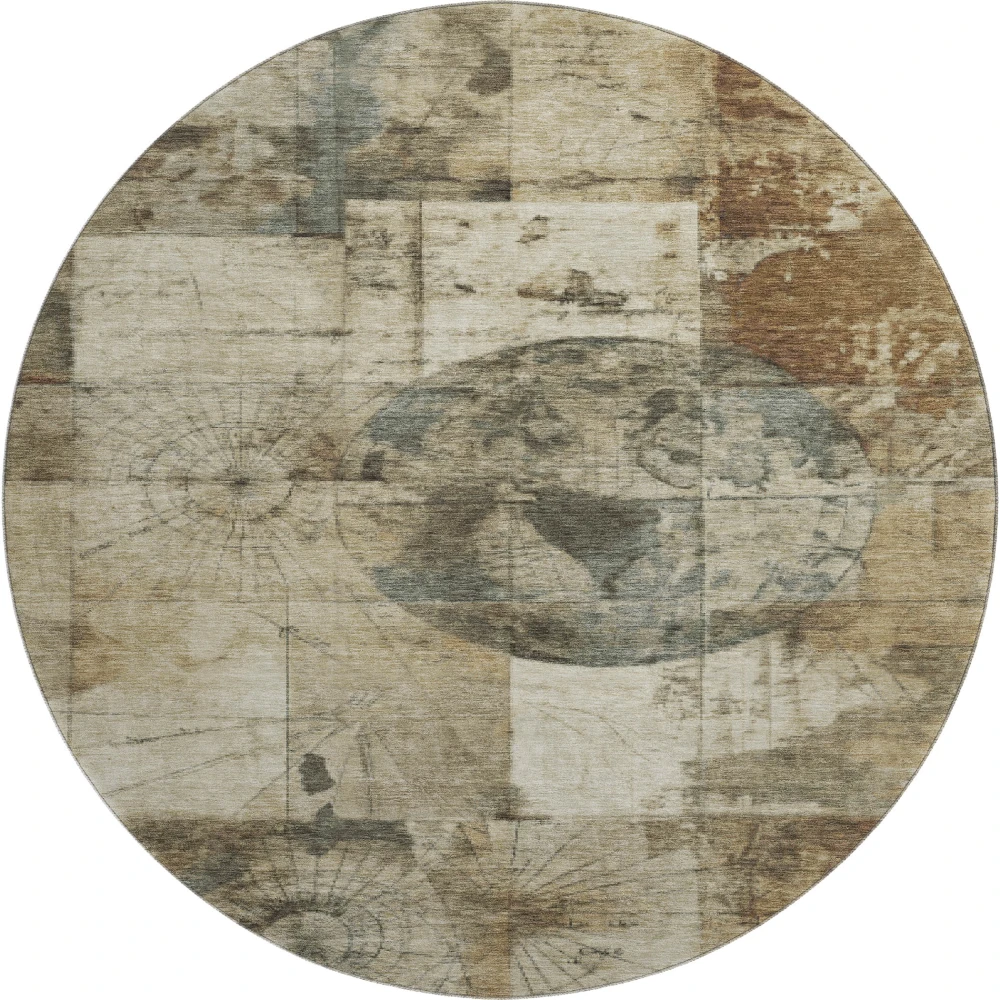 Mayfield AMF1905 Taupe 8' x 8' Rug