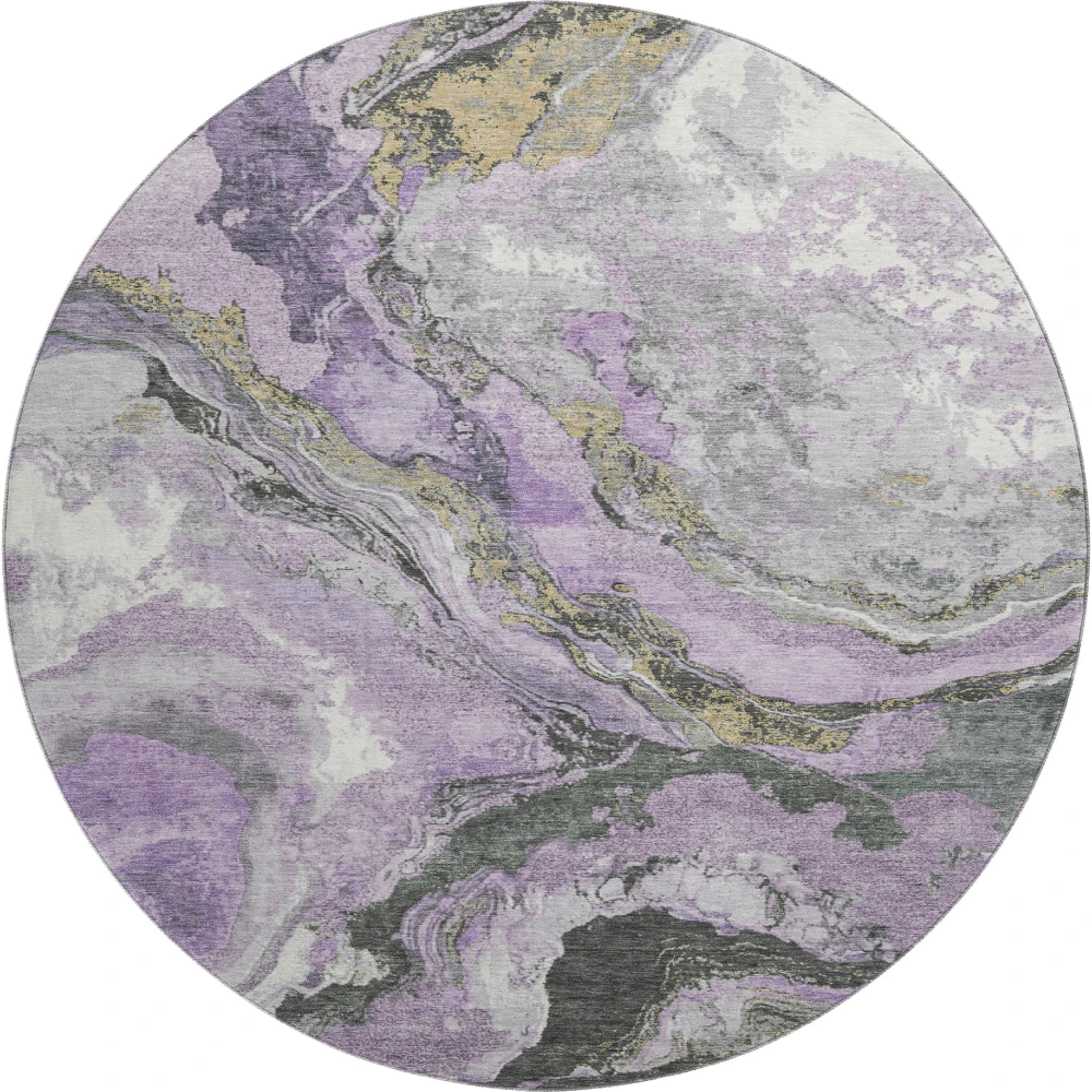 Mayfield AMF1908 Lavender 8' x 8' Rug