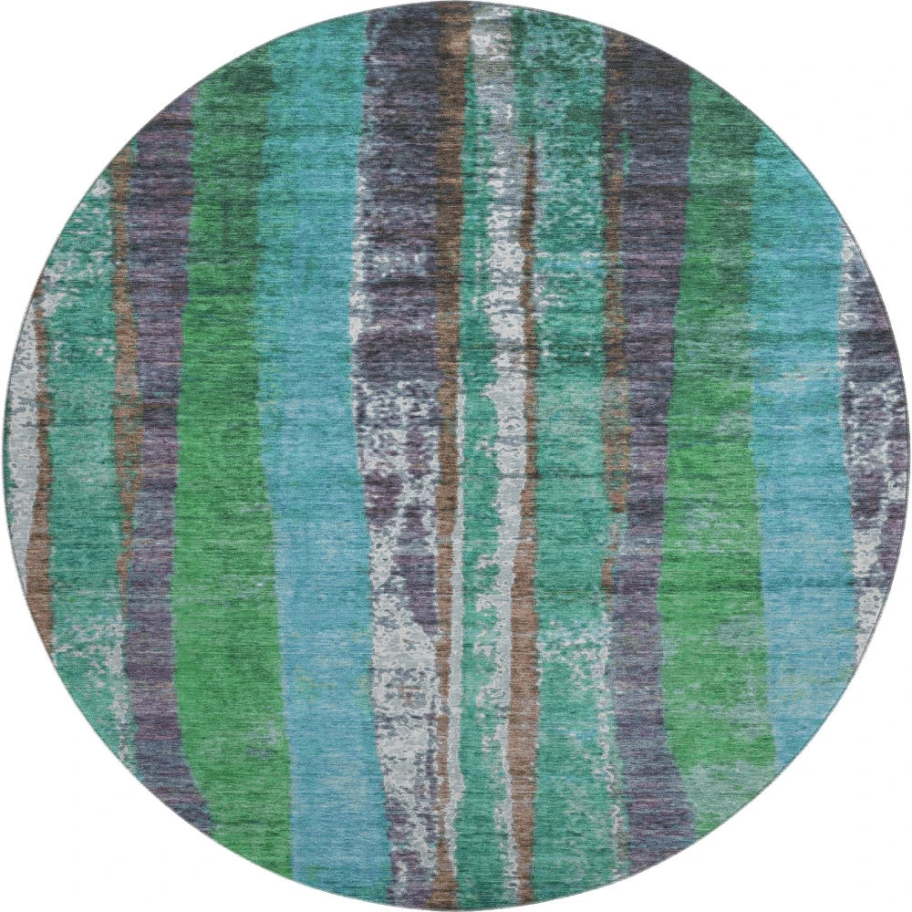 Mayfield AMF1910 Teal 8' x 8' Rug