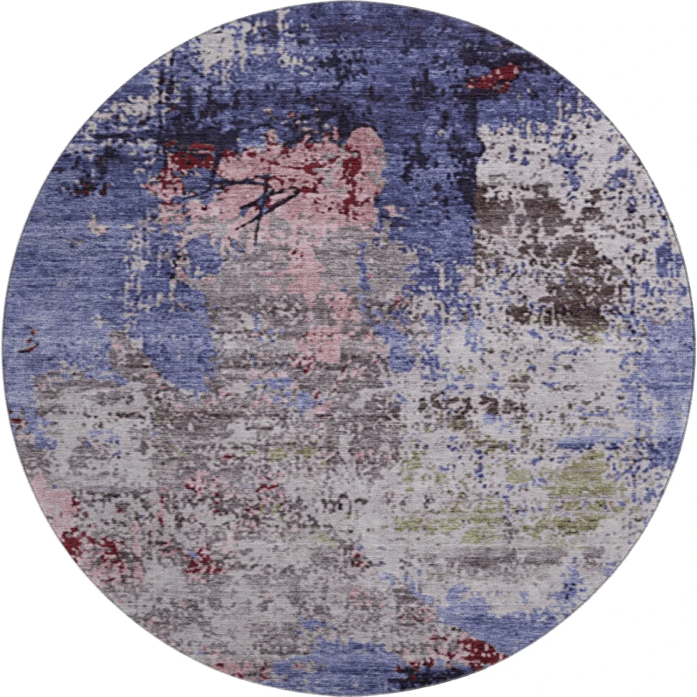 Mayfield AMF1911 Plum 8' x 8' Rug