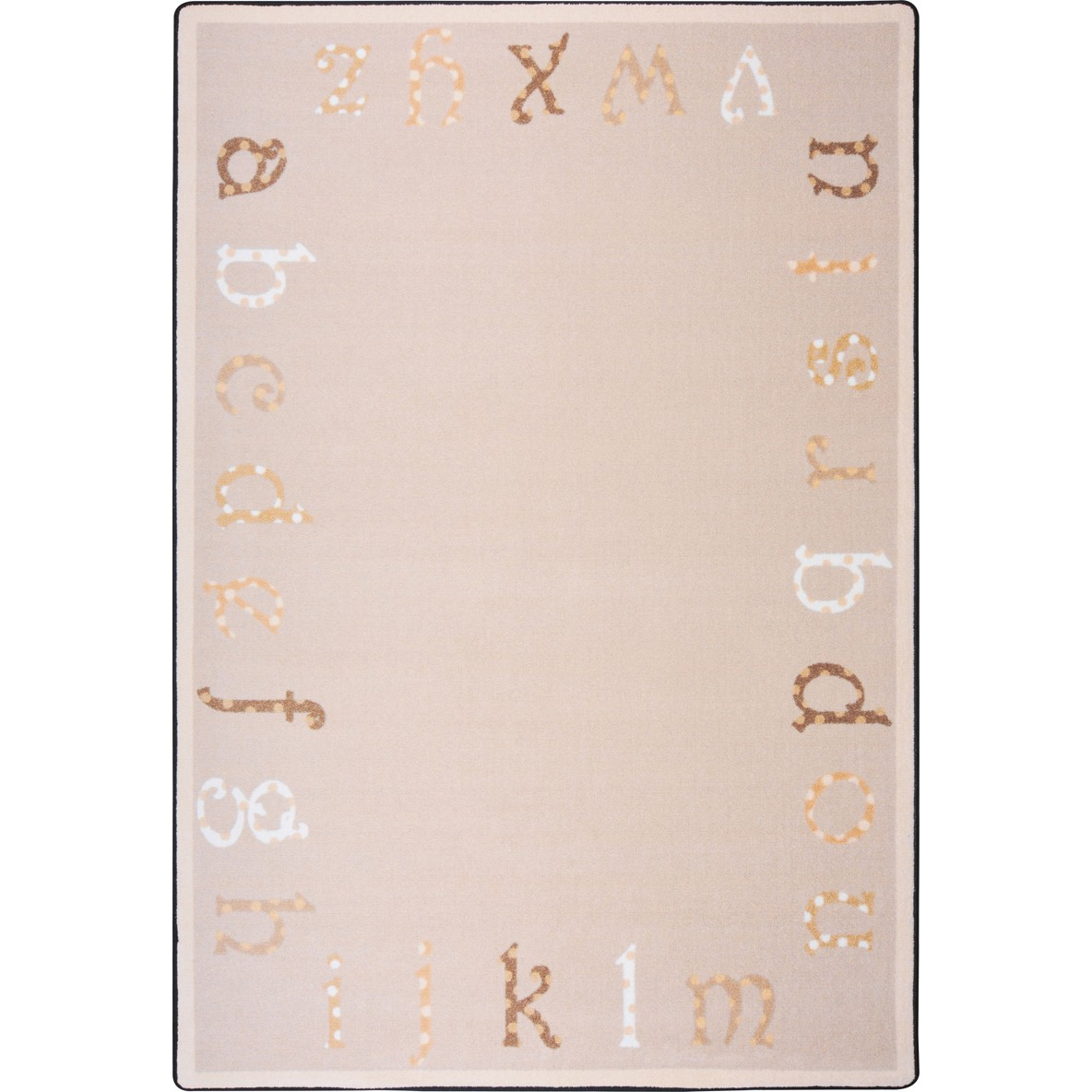 Kid Essentials Polka Dot ABC's 3'10