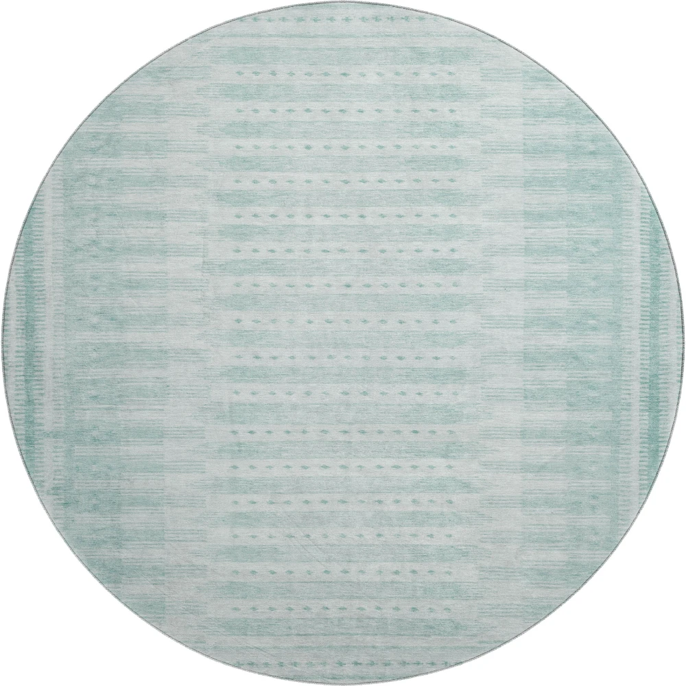 Mayfield AMF1917 Turquoise 8' x 8' Rug