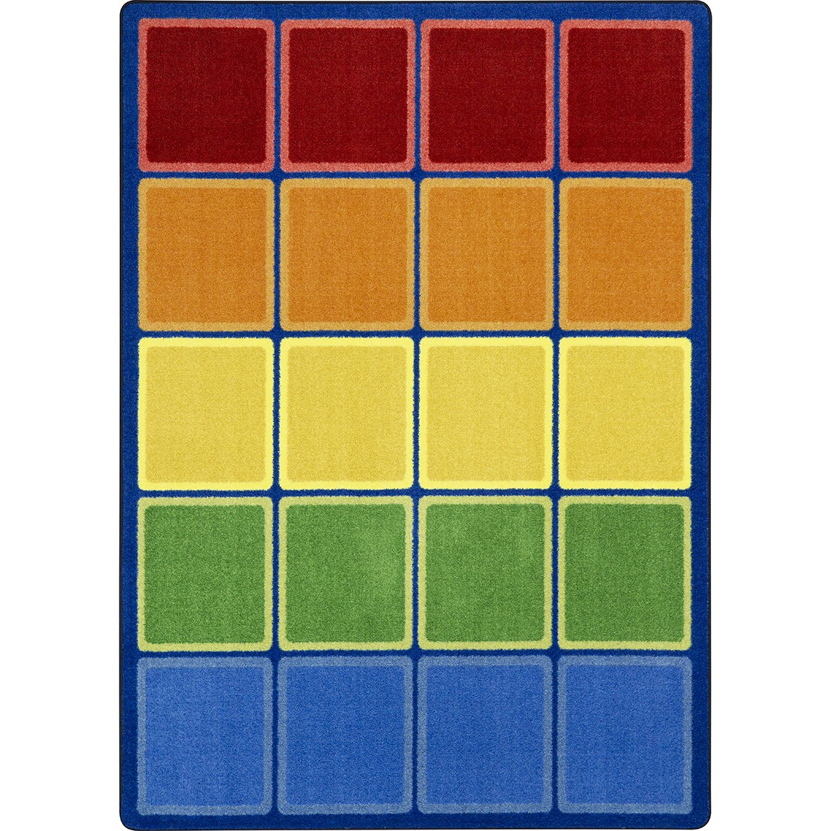 Kid Essentials Rainbow Blocks 5'4