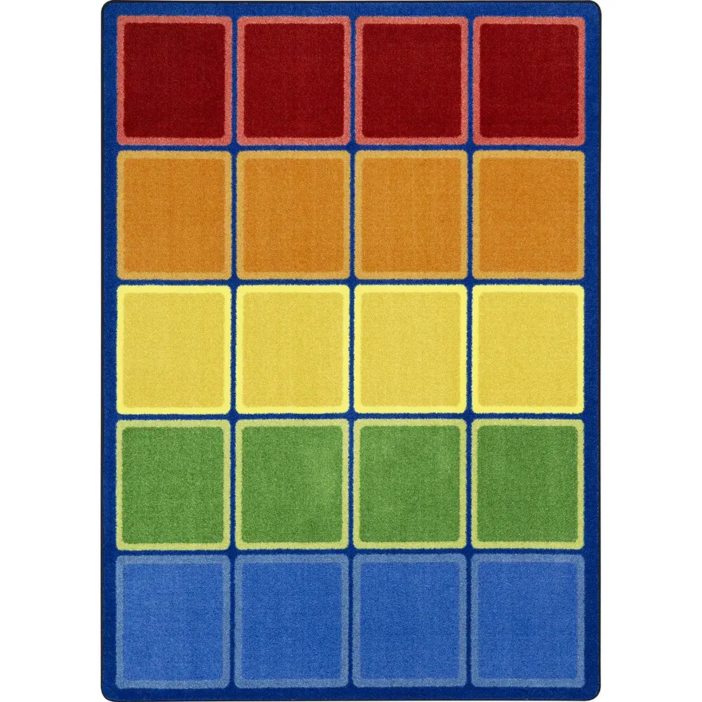 Kid Essentials Rainbow Blocks 5'4