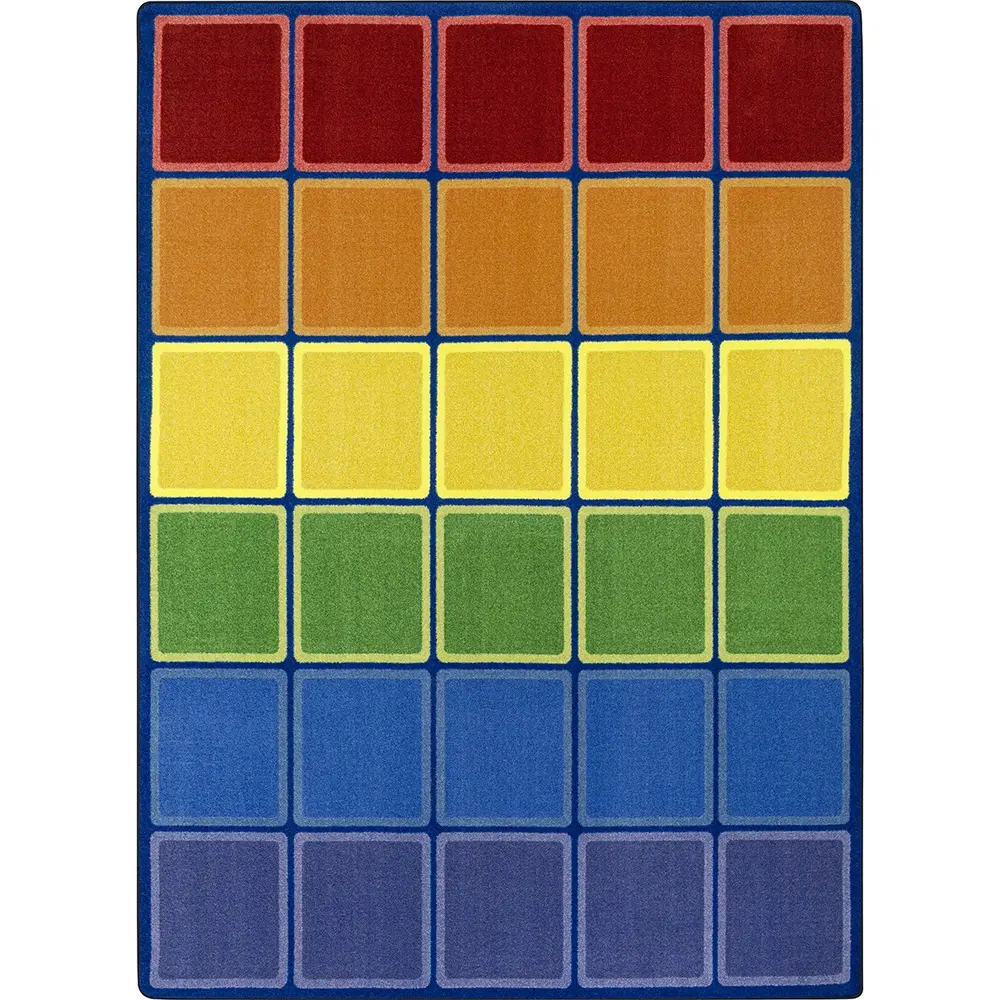 Kid Essentials Rainbow Blocks 7'8