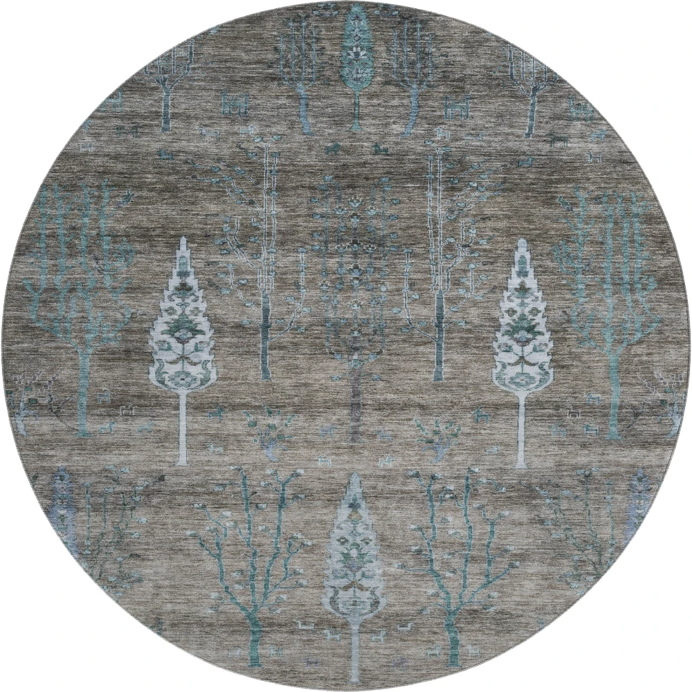 Mayfield AMF1922 Brown 8' x 8' Rug