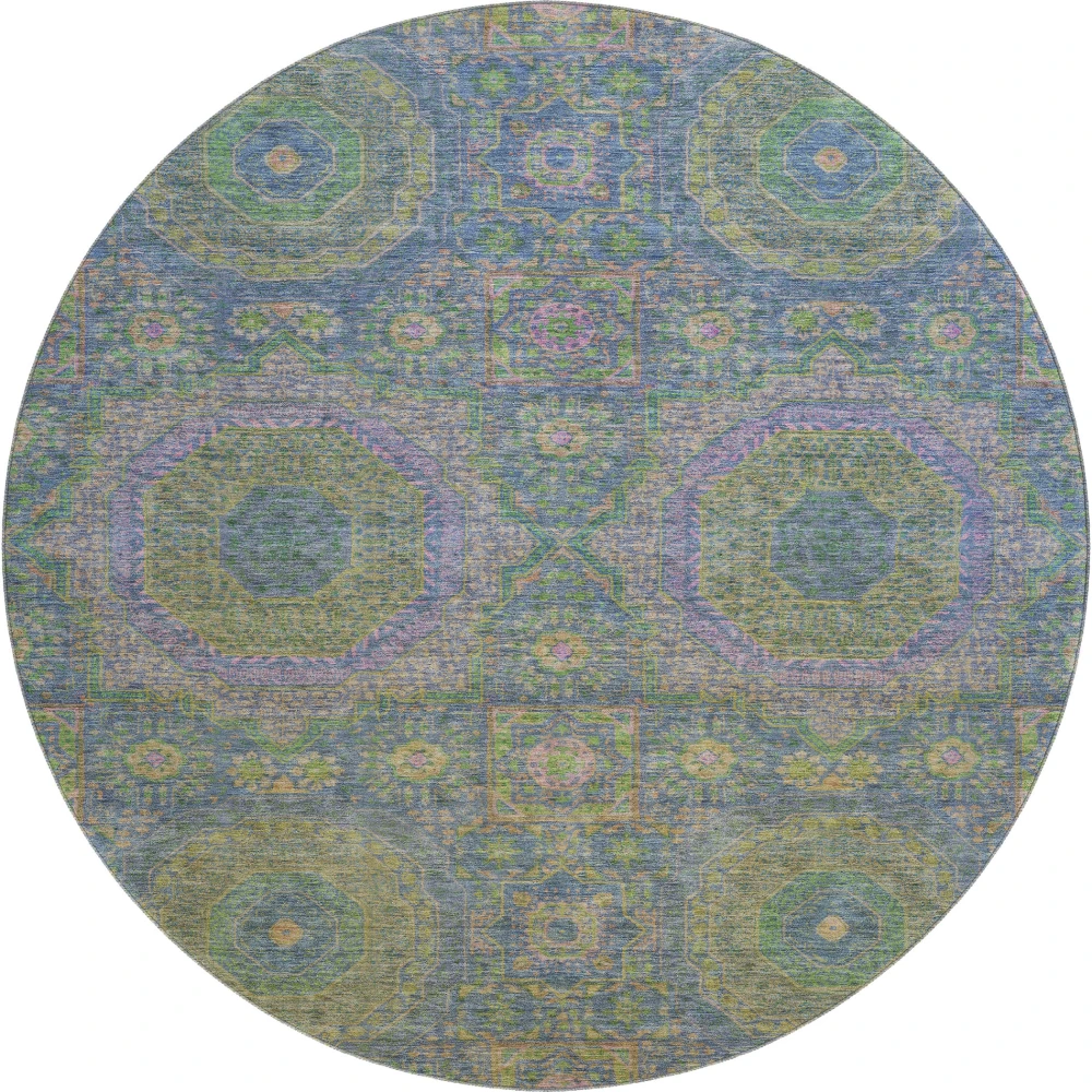 Mayfield AMF1923 Blue 8' x 8' Rug