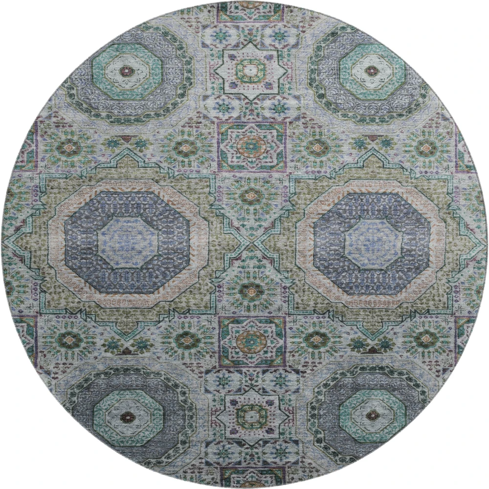 Mayfield AMF1923 Green 8' x 8' Rug