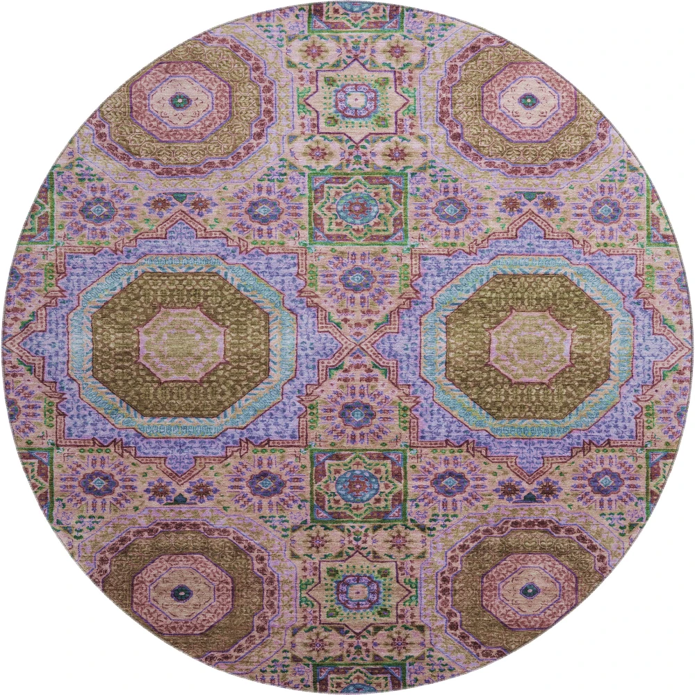 Mayfield AMF1923 Pink 8' x 8' Rug