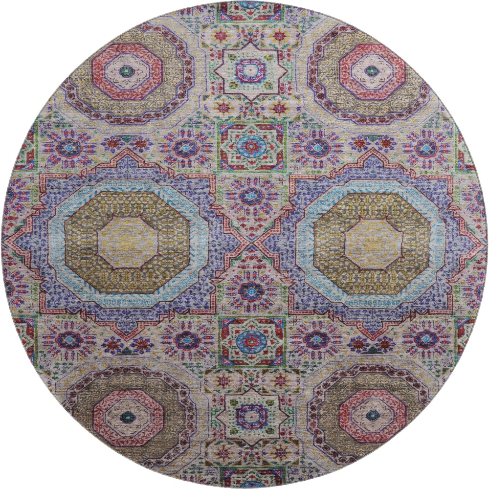 Mayfield AMF1923 Purple 8' x 8' Rug