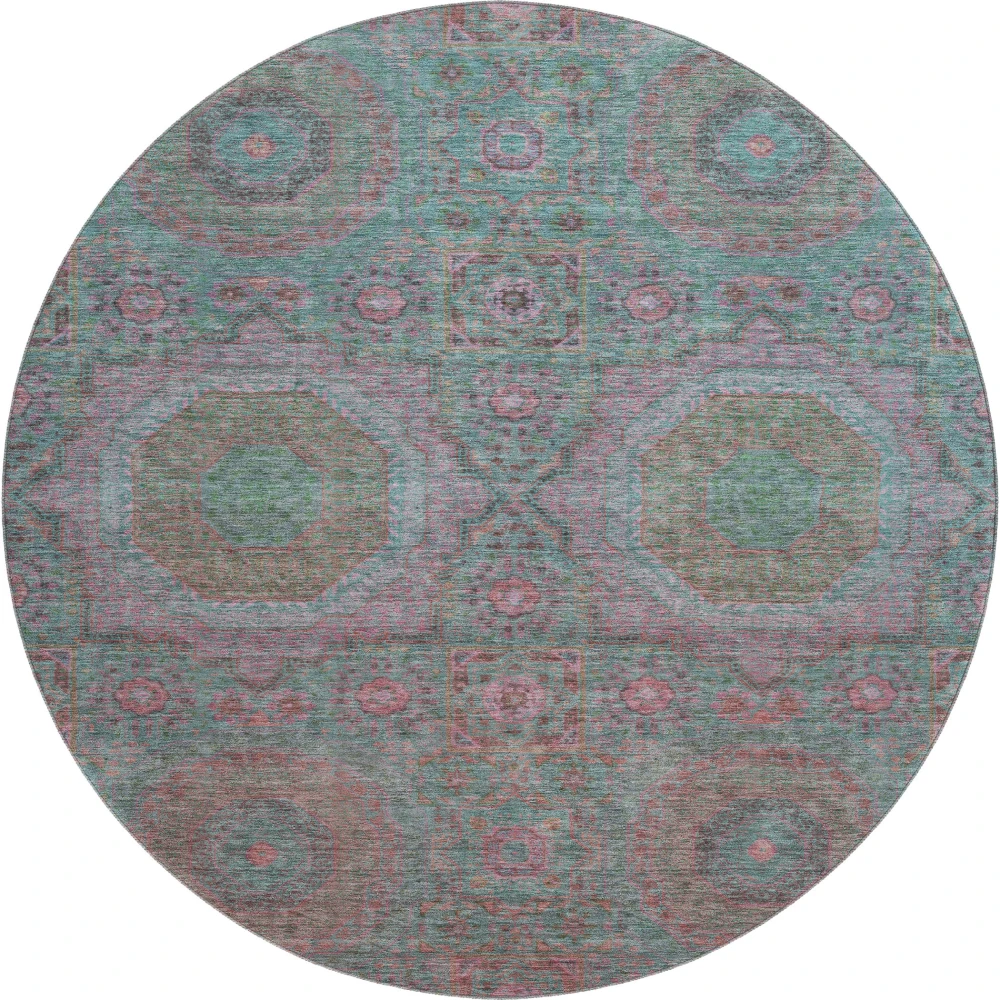 Mayfield AMF1923 Teal 8' x 8' Rug
