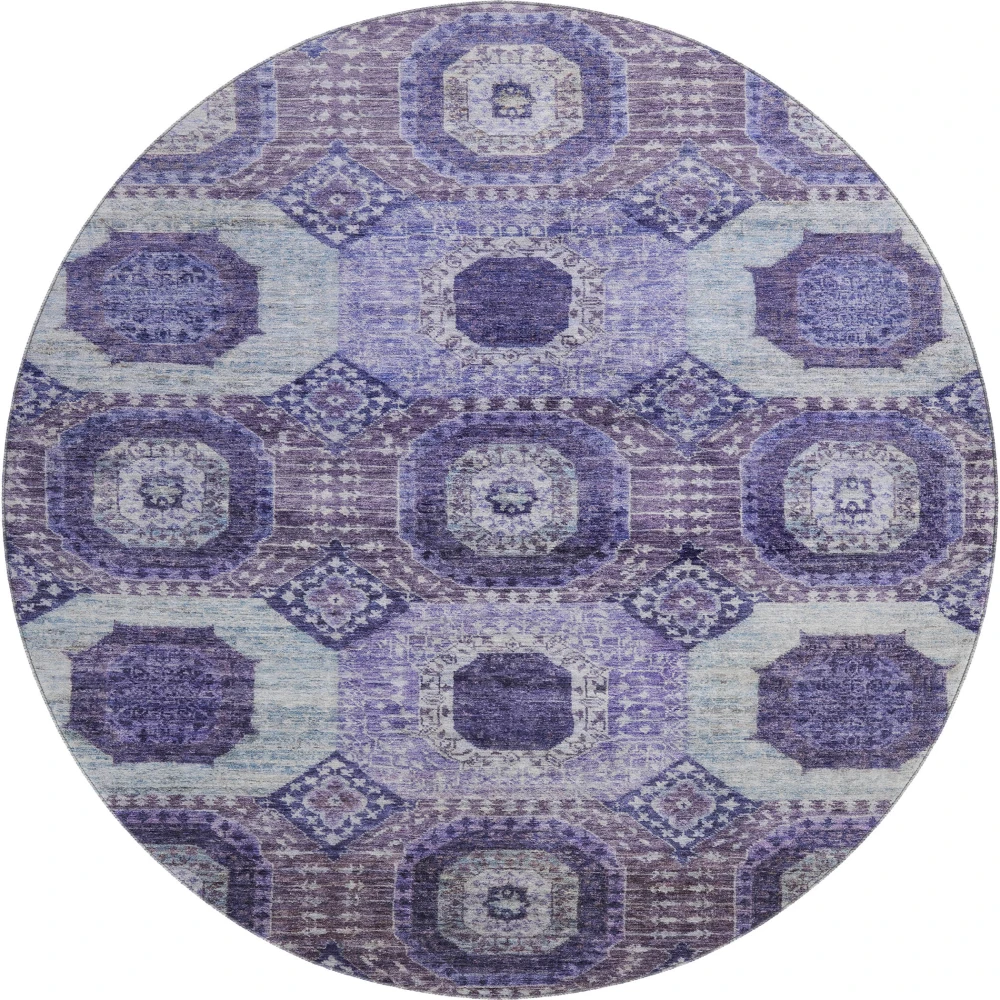 Mayfield AMF1926 Purple 8' x 8' Rug