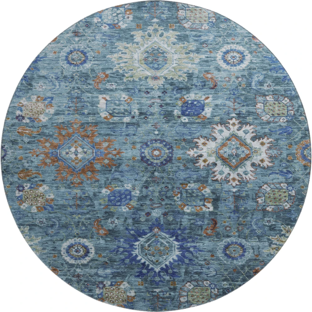 Mayfield AMF1927 Blue 8' x 8' Rug