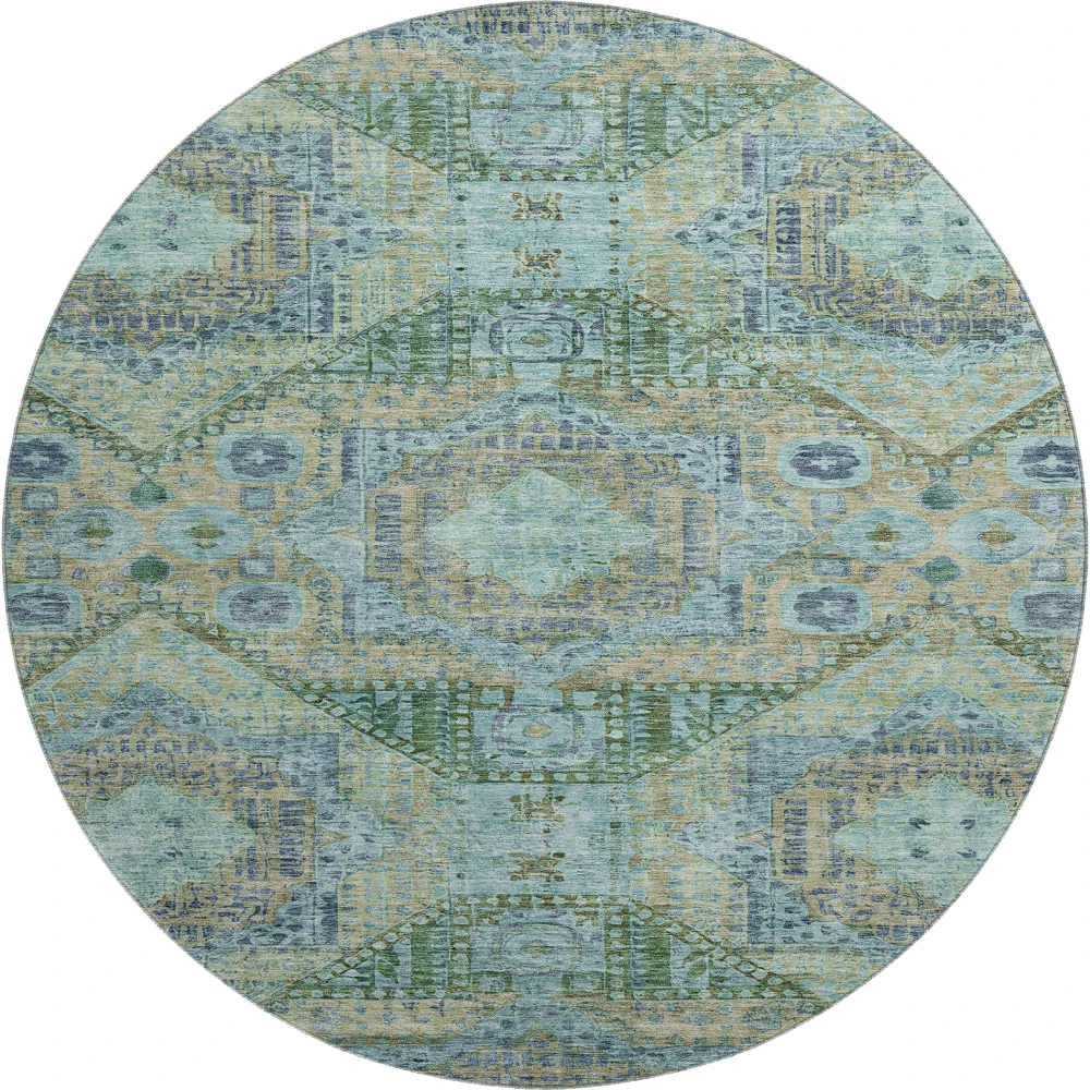 Mayfield AMF1929 Green 8' x 8' Rug