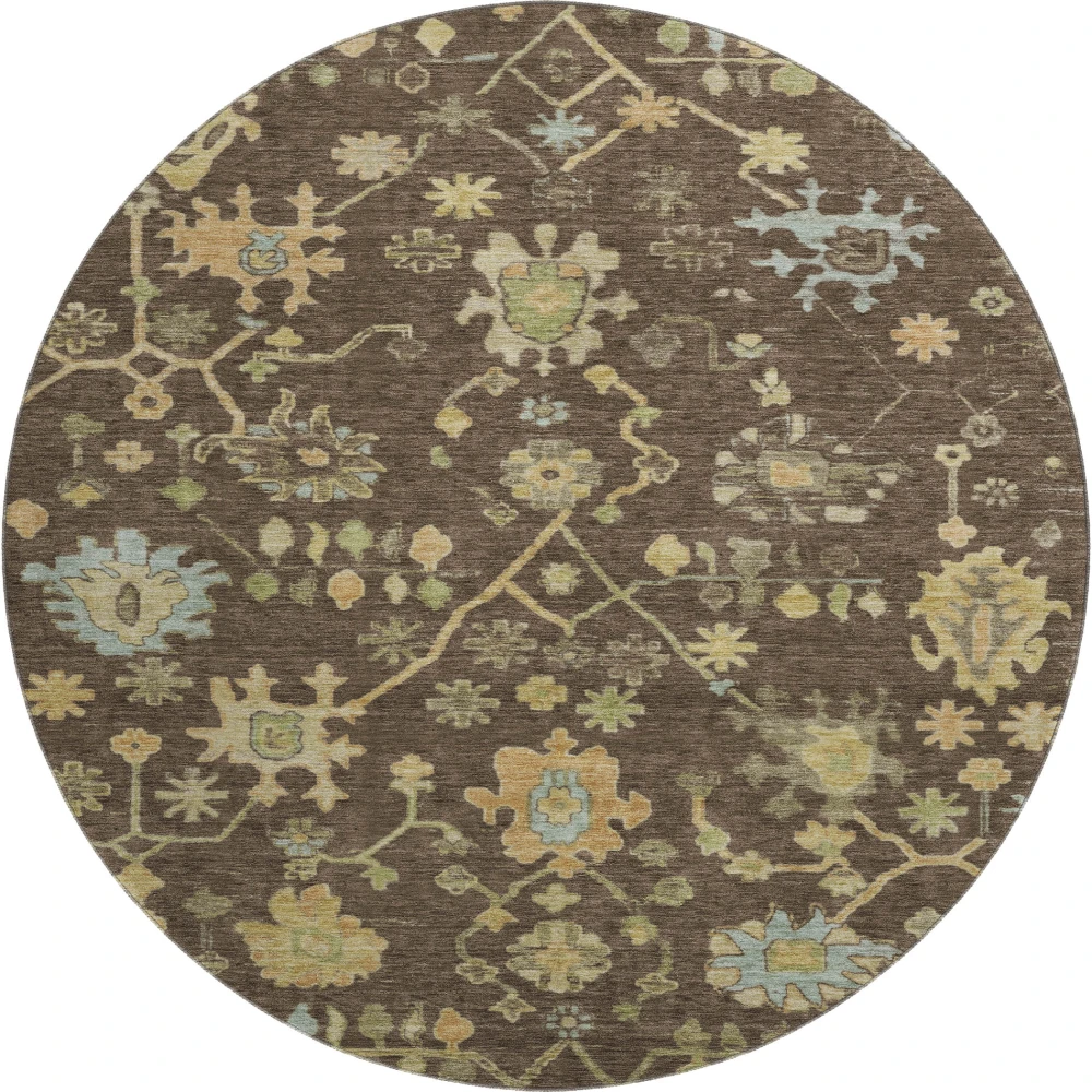 Mayfield AMF1930 Brown 8' x 8' Rug