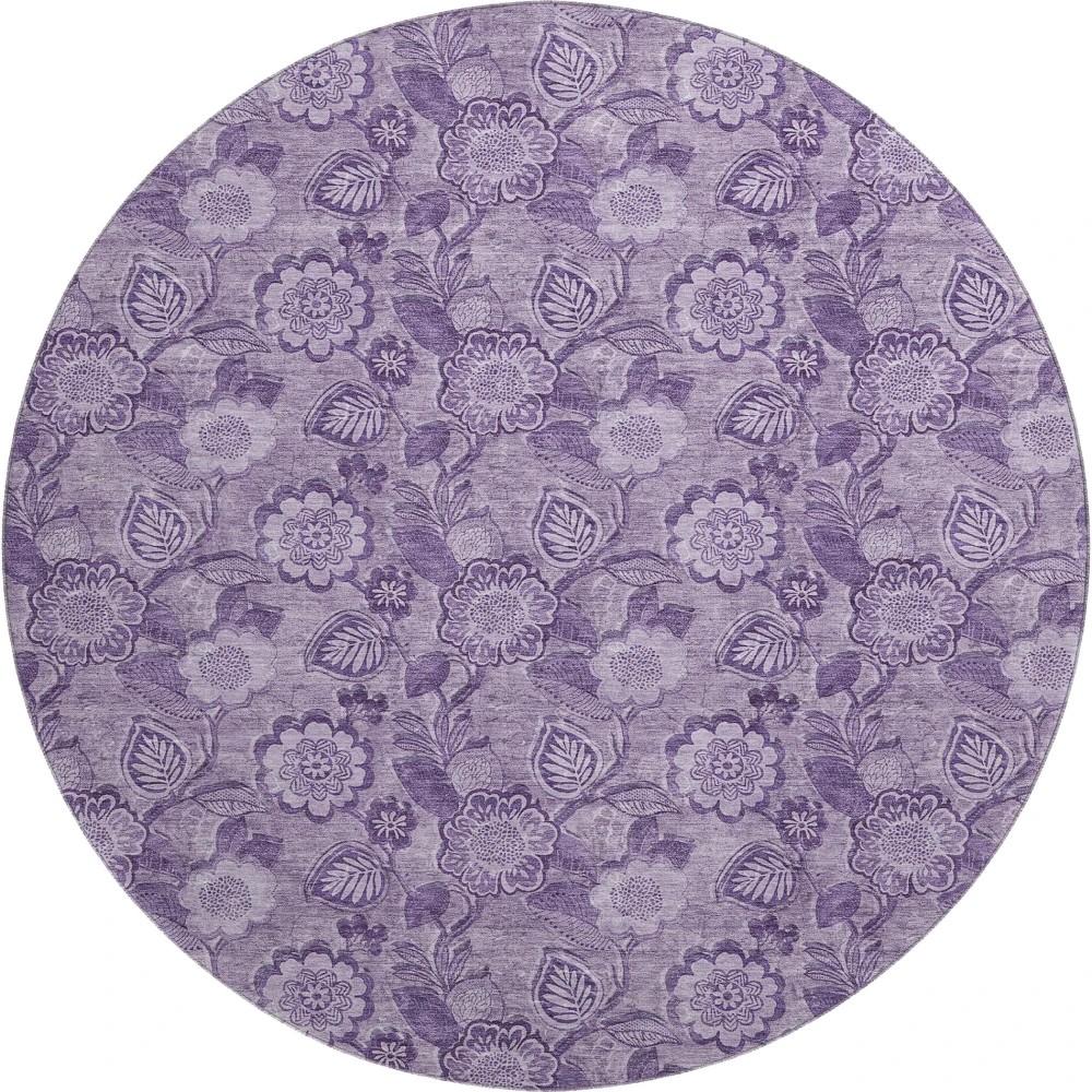 Mayfield AMF1939 Plum 8' x 8' Rug