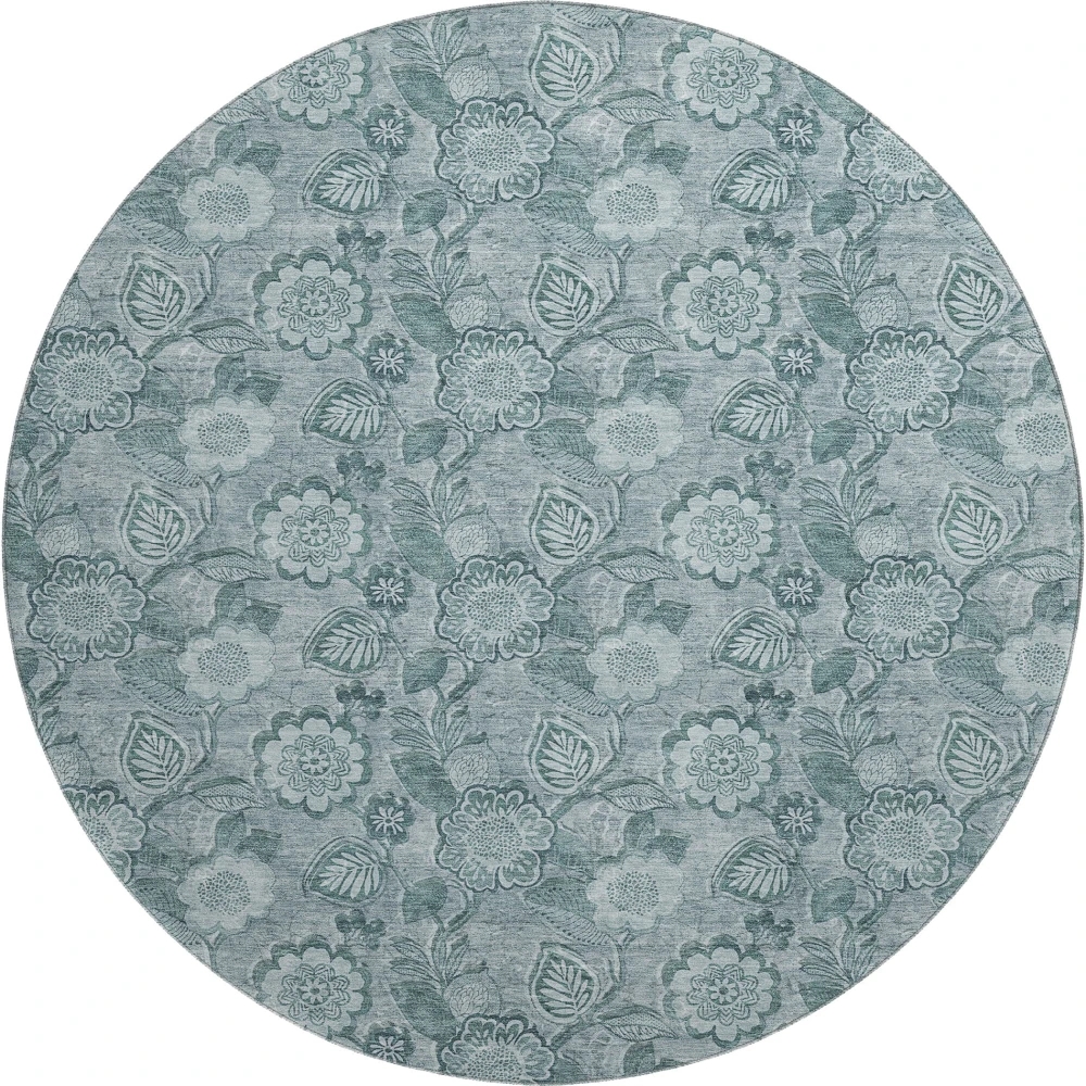 Mayfield AMF1939 Teal 8' x 8' Rug
