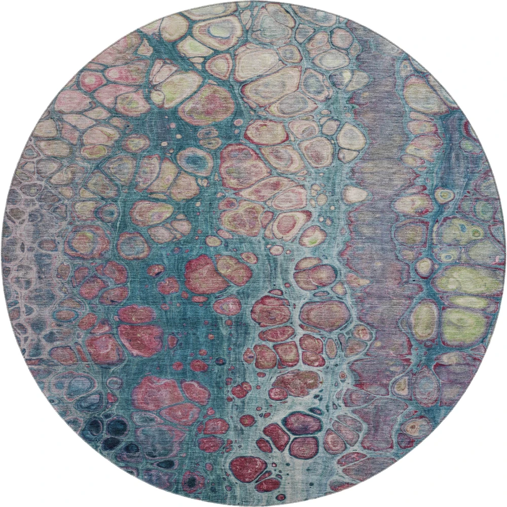 Mayfield AMF1940 Teal 8' x 8' Rug
