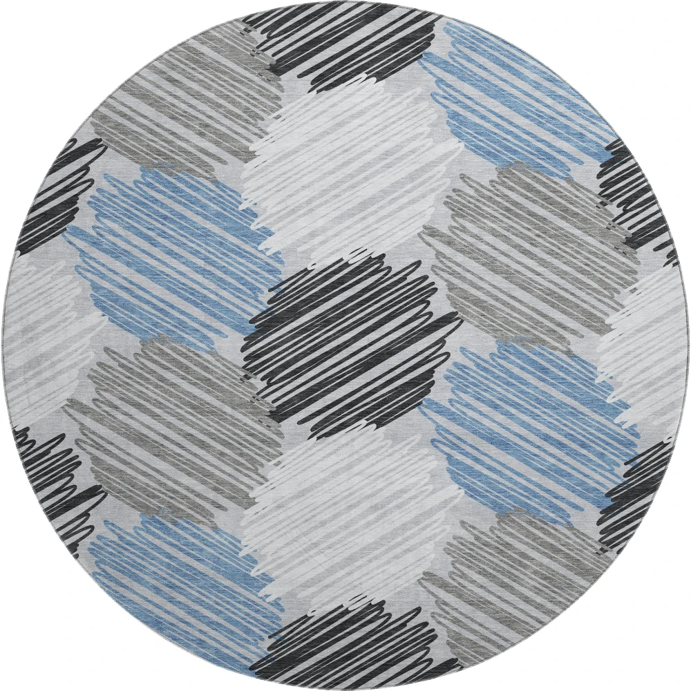 Mayfield AMF1942 Blue 8' x 8' Rug