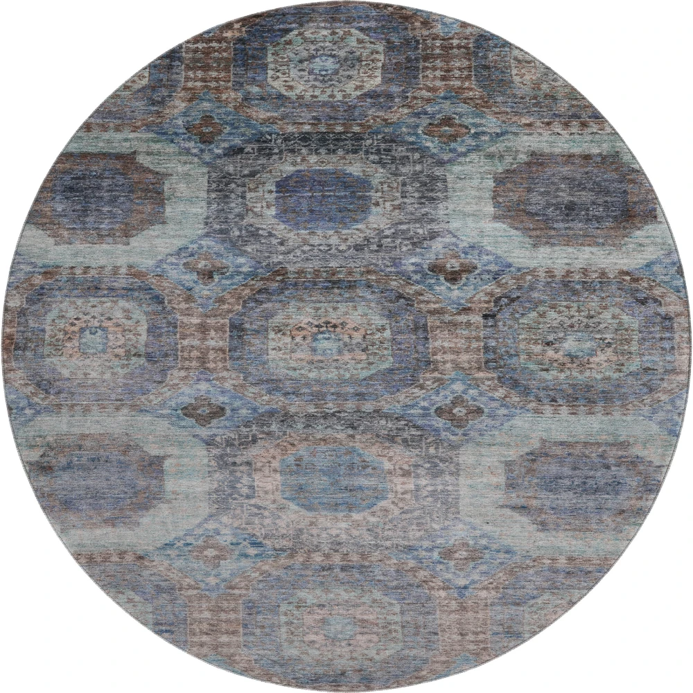 Mayfield AMF1944 Teal 8' x 8' Rug