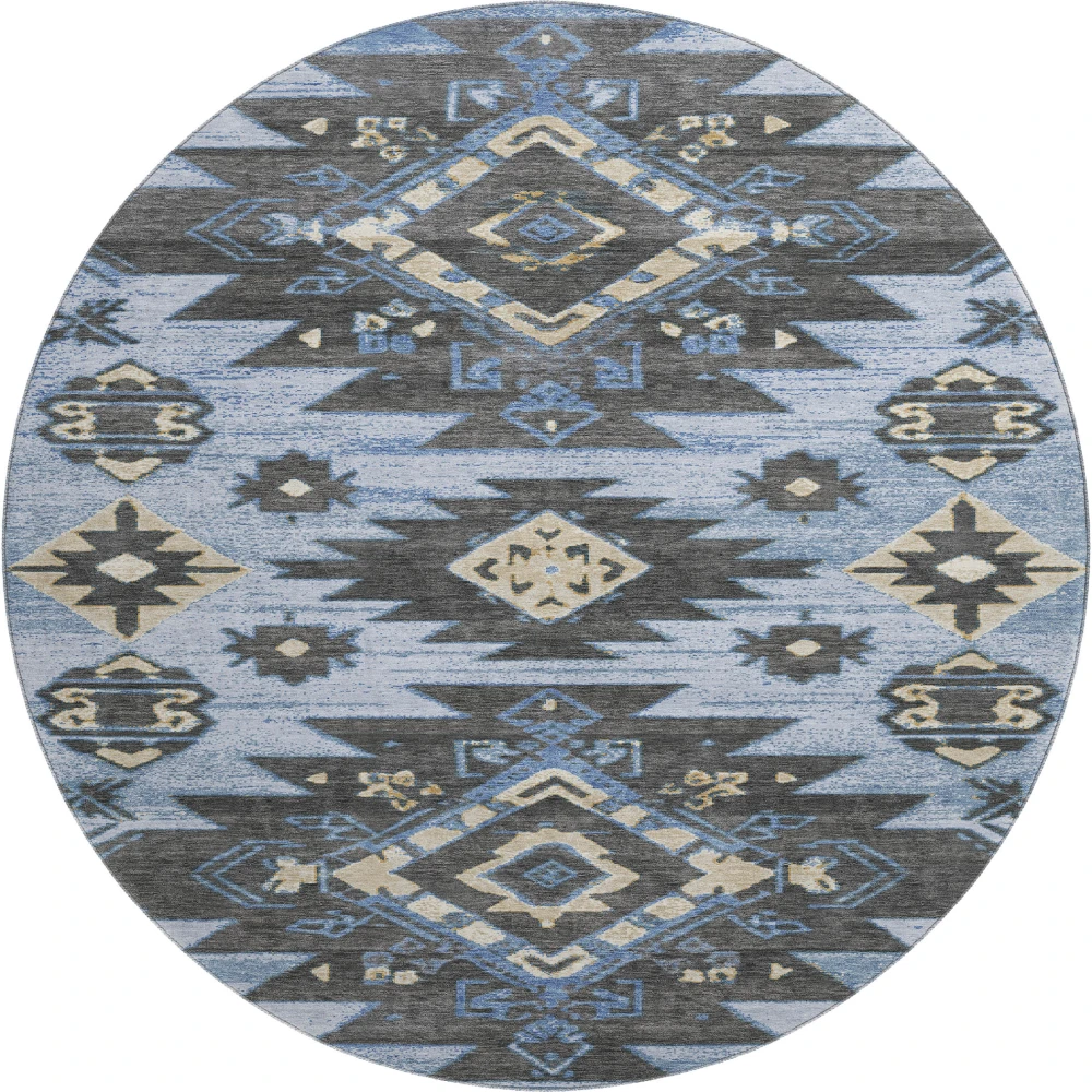 Mayfield AMF1945 Blue 8' x 8' Rug